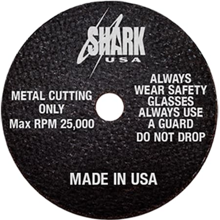 3 X 1/32 X 3/8 A/O Reinforced Cut-off Wheels 100 Pk 54 Grit